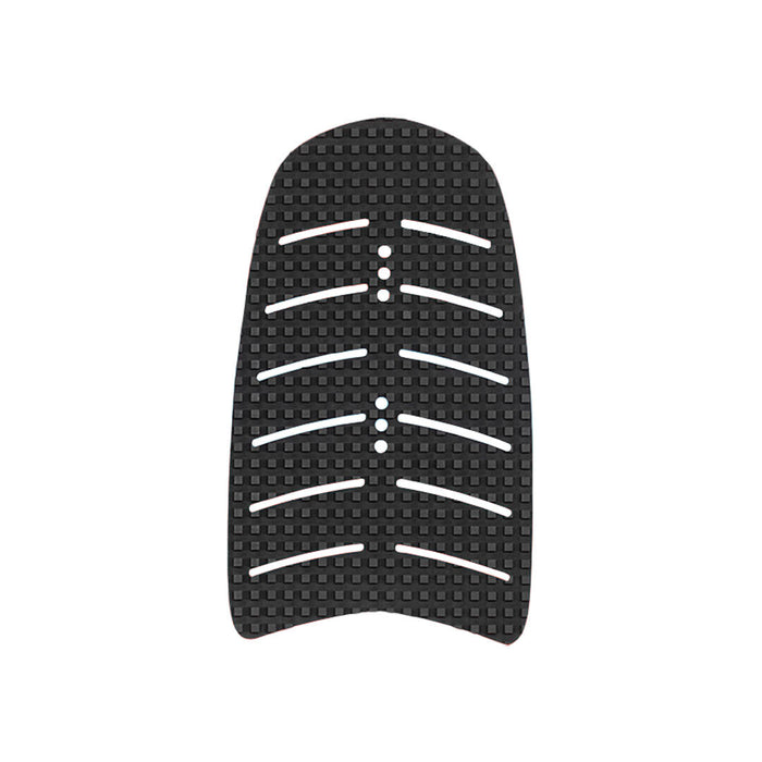 Black Replacement Skim Front Traction Pad with white lines for excellent grip.