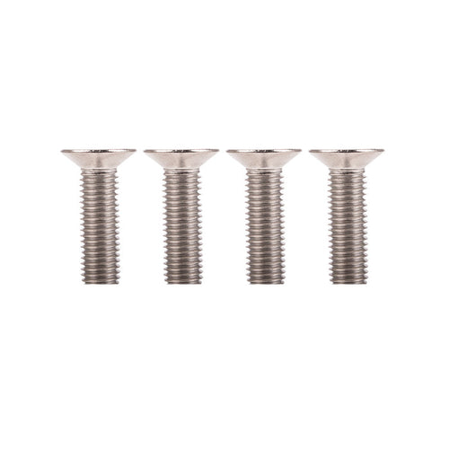 Four 24mm screws line up on a white background.
