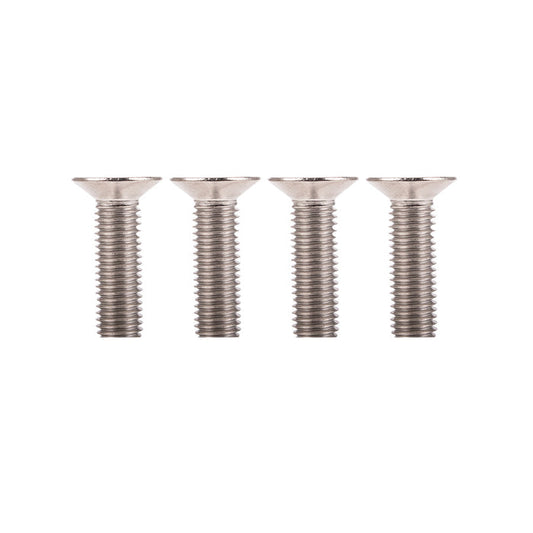 Four 24mm screws line up on a white background.